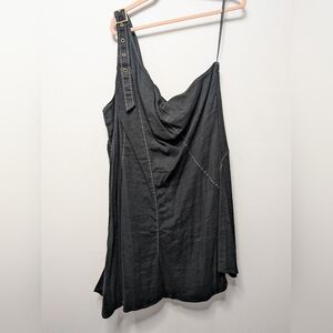 Anthropologie One-Shoulder Mini Dress